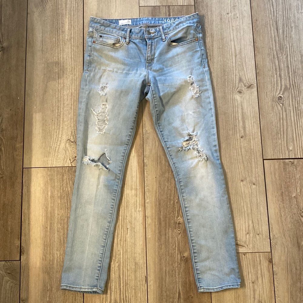 Gap Size 28 Long Cropped Skinny Jeans